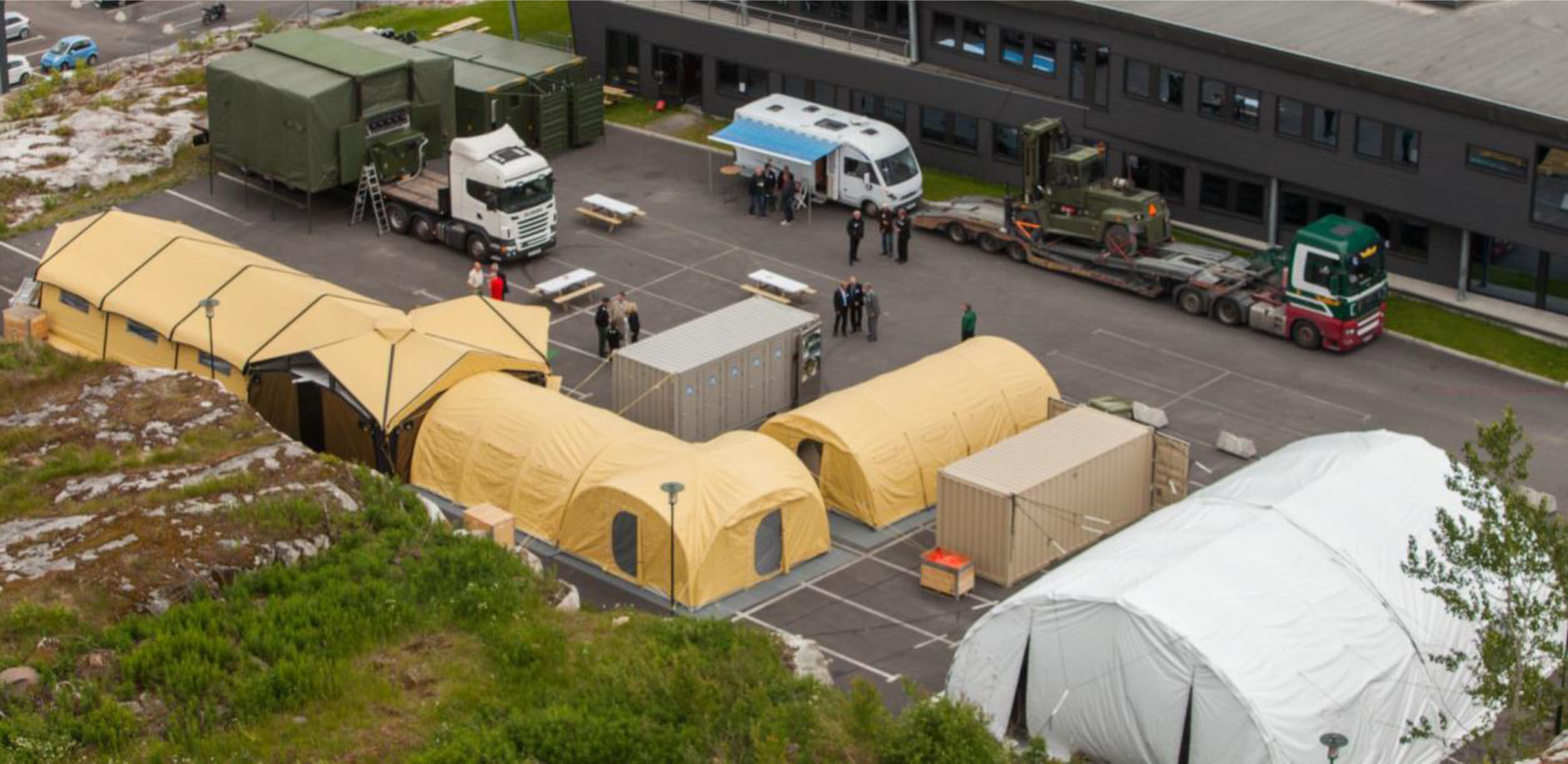 Norlense site tents